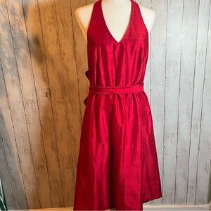 Jenny Woo Silk Halter Dress -Sz 14